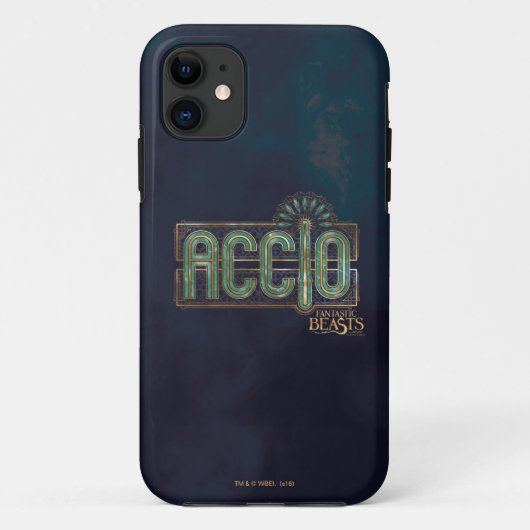 Jade Art Deco ACCIO™ Spell Graphic Case-Mate iPhone Hülle (Rückseite)