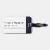 Jade Art Deco ACCIO™ Spell Graphic Gepäckanhänger (Rückseite horizontal)