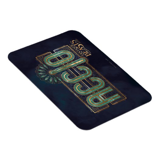 Jade Art Deco ACCIO™ Spell Graphic Magnet (Rechte Seite)