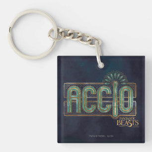 Jade Art Deco ACCIO™ Spell Graphic Schlüsselanhänger
