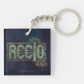Jade Art Deco ACCIO™ Spell Graphic Schlüsselanhänger (Rückseite)