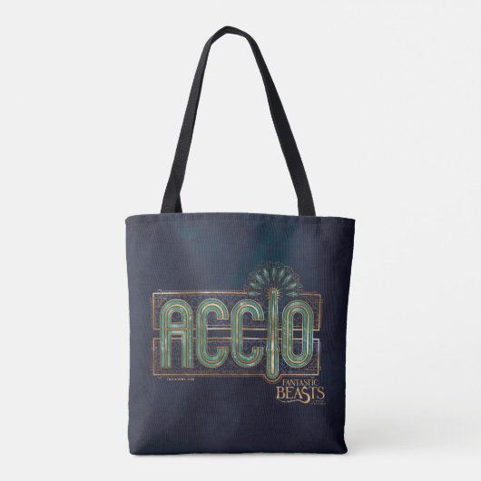 Jade Art Deco ACCIO™ Spell Graphic Tasche (Rückseite)