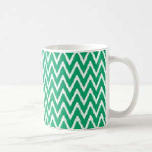 Jade Asian Moods Ikat Chevrons Kaffeetasse