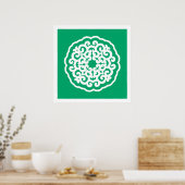 Jade Asian Moods Mandalla Poster (Küche)