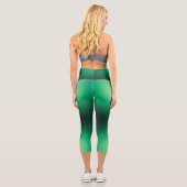 Jade-Atem Capri Leggings (Rückseite)