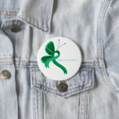 Jade Awareness Ribbon Butterfly Button (Beispiel)