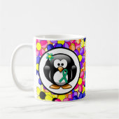Jade Awareness Ribbon Penguin Kaffeetasse (Links)