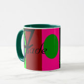 Jade-Bedeutungs-und Namen-Ursprungs-Tasse Tasse (Vorderseite Links)