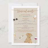 JADE Bohemisch Napa Weinroute Bachelorette Einladung (Rückseite)