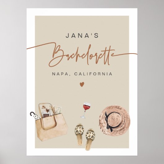 JADE Bohemisch Napa Weinroute Mendrisiotto Poster (Vorne)