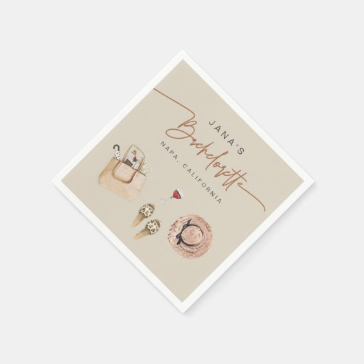 JADE Bohemisch Napa Weinroute Mendrisiotto Serviette (Ecke)