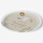 JADE Boho Wüste Cactus Scottsdale Vor dem Schleier Pappteller (Schrägansicht)