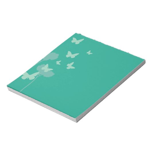 Jade Butterflies Notizblock (Rotiert)