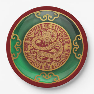 Jade Chinese New Year of the Dragon Pappteller