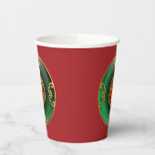 Jade Chinese New Year of the Rabbit Paper Cups Pappbecher (Links)
