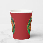 Jade Chinese New Year of the Snake Paper Cups Pappbecher (Links)