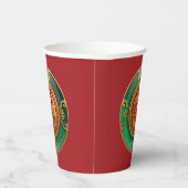 Jade Chinese New Year of the Snake Paper Cups Pappbecher (Rechts)