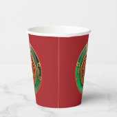 Jade Chinesisches Neujahr des Tigers Pappbecher (Rechts)