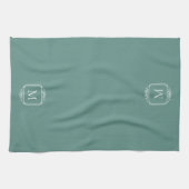 Jade | Classic Frame Monogram Geschirrtuch (Horizontal)