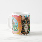 Jade-Drache Li Mao Katze Kunst Drache Getigerte Ka Kaffeetasse (Vorderseite Links)
