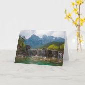 Jade-Drache-Schnee-Berg des blauer Mond-Tal-| Karte (Gelbe Blume)