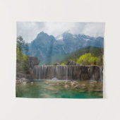 Jade-Drache-Schnee-Berg des blauer Mond-Tal-| Wandteppich (Vorderseite (Horizontal))