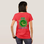 Jade-Drachen-Reise rot T-Shirt (Schwarz voll)