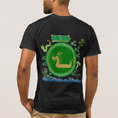 Jade-Drachen-Reise schwarz T-Shirt (Rückseite)