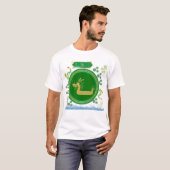 Jade-Drachen-Reise weiß T-Shirt (Vorne ganz)