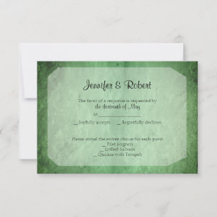 Jade Dragon 35th Anniversary Response Card RSVP Karte