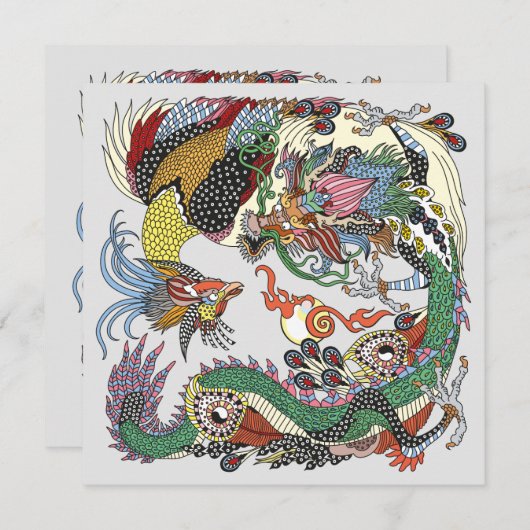 Jade Dragon und Gold Phoenix spielen mit einer Per (Vorne/Hinten)