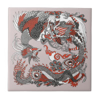 Jade Dragon und Gold Phoenix spielen mit einer Per