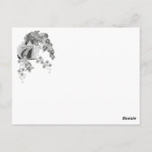 Jade Dragon und Gold Phoenix spielen mit einer Per Postkarte (Rückseite)