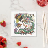 Jade Dragon und Gold Phoenix spielen mit einer Per Serviette (Beispiel)