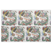 Jade Dragon und Gold Phoenix spielen mit einer Per Stoff (Fat Quarter (45,7 x 55,9 cm))