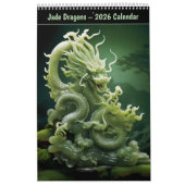 Jade Dragons – 2026 Calendar Kalender (Titelbild)