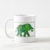 Jade-Elefant-Tasse Jerry grüne Kaffeetasse (Links)