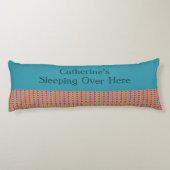 Jade Gemustert Seitenschläferkissen (Rückseite)