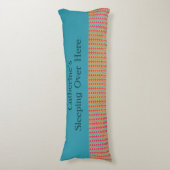 Jade Gemustert Seitenschläferkissen (Vorderseite Vertikal)