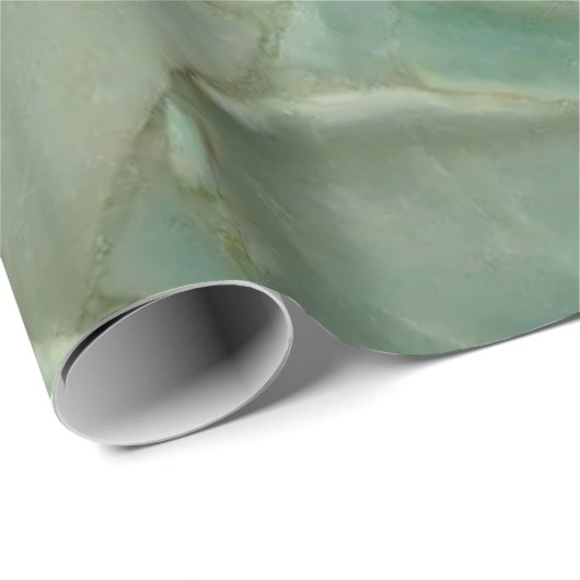 Jade Geschenkpapier (Rolleneckpunkt)