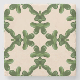 Jade-Gitter in Creme Steinuntersetzer