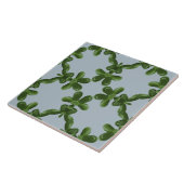 Jade-Gitter in klarem Wasser Fliese (Seite)