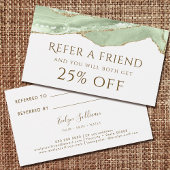 Jade Green Agate Referenzkarte