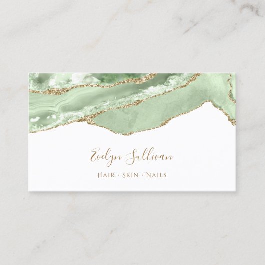 Jade Green Age Visitenkarte (Vorderseite)