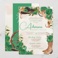 Jade Green Charro Quinceañera Country Western