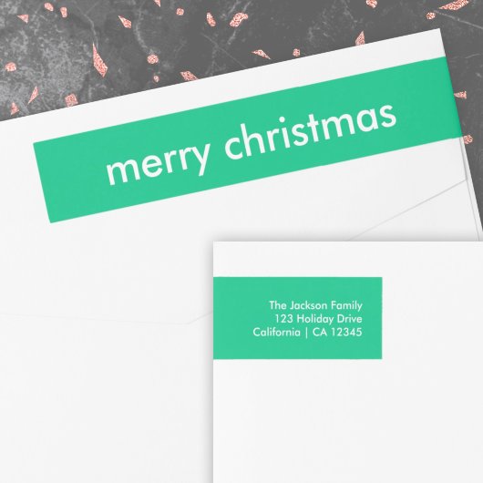 Jade Green Christmas | Vibrant Minimal Address