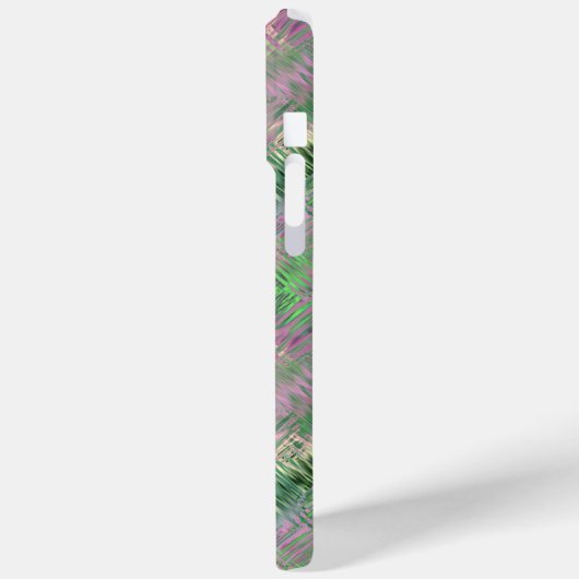 Jade Green Crystal Gel Pattern Case-Mate iPhone Hülle (Rückseite / Links)