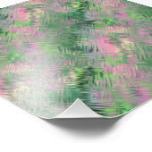 Jade Green Crystal Gel Pattern Fotodruck (Ecke)