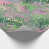 Jade Green Crystal Gel Pattern Geschenkpapier (Ecke)