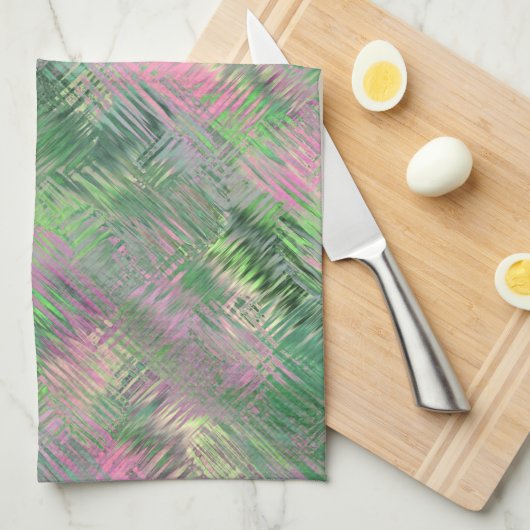 Jade Green Crystal Gel Pattern Handtuch (Viertel Falte)